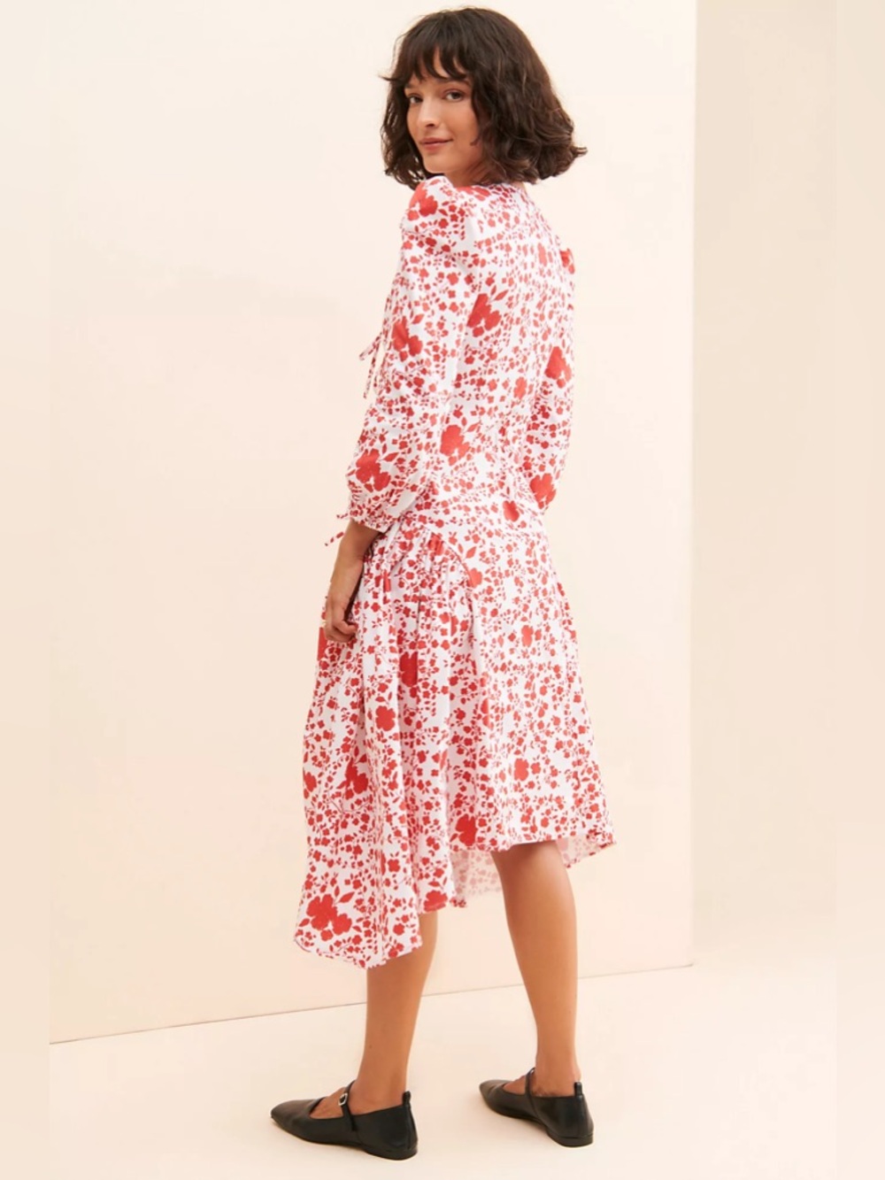 Anthropologie Naya Rae Anni Tie Front Dress size 6 - Picture 3 of 9